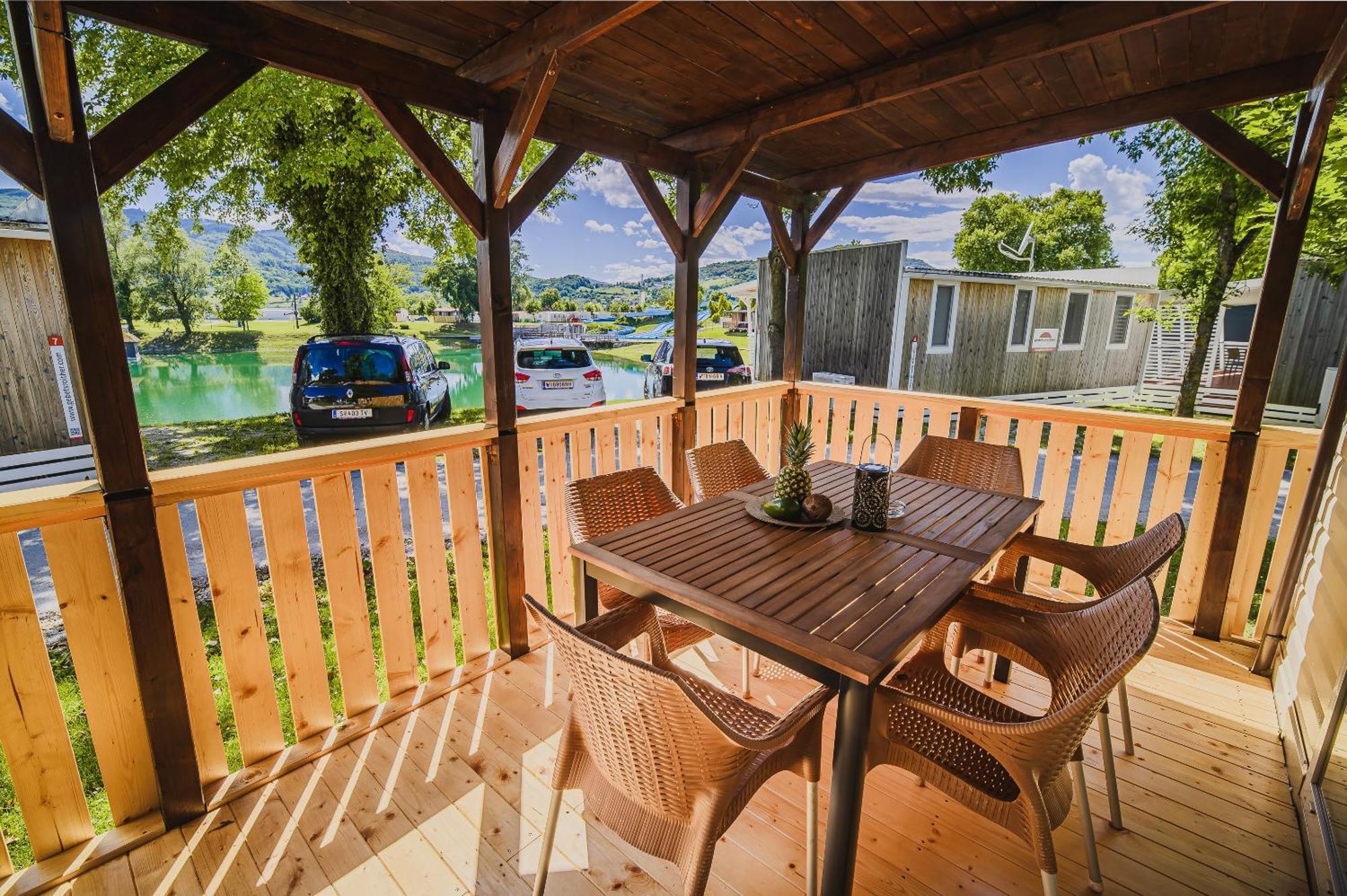 Lake View Mobile Homes With Thermal Riviera Tickets In Terme Catez Catez ob Savi Kamer foto